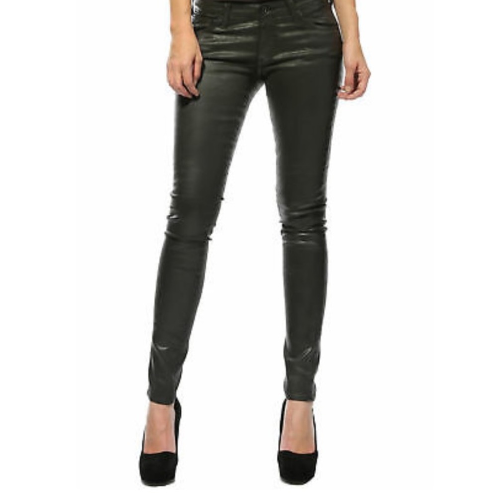 AG The Legging Coated Brown - Picture 1 of 12